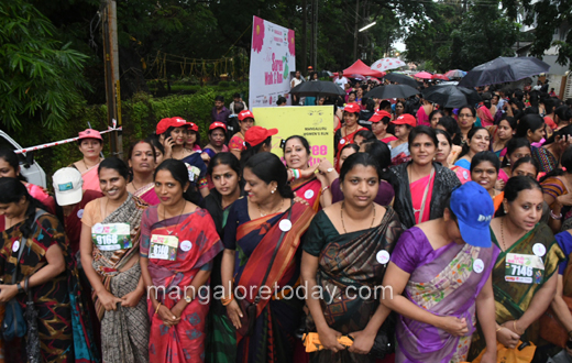 first ever Saree Walk in mangalore